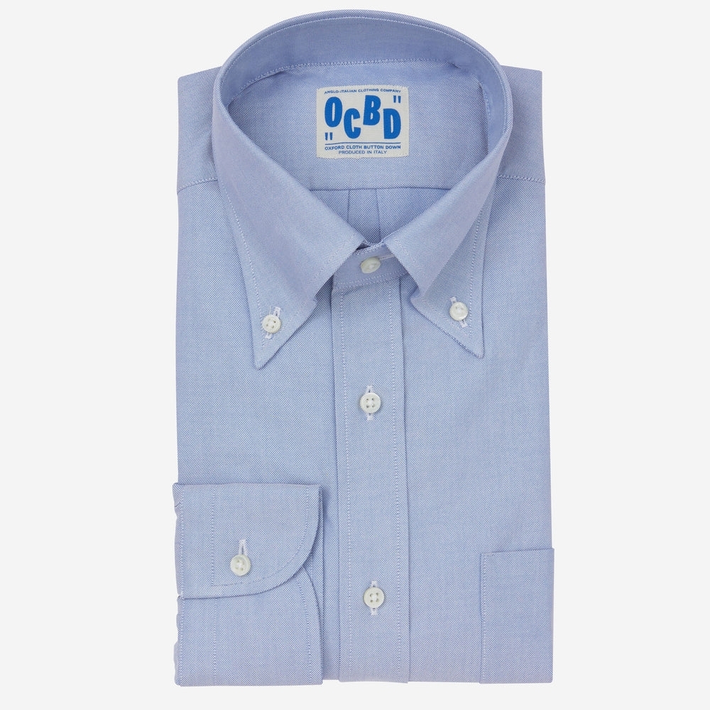 Men's Classic Blue Dress Shirt